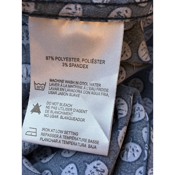 International Report Men's Button-Down Shirt - Dotted Pattern - Fun Design - Picture 12 of 14